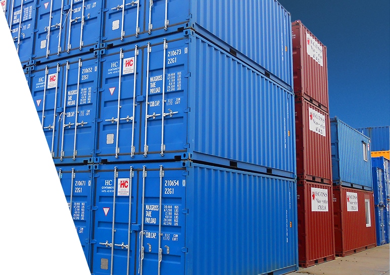Background image of containers
